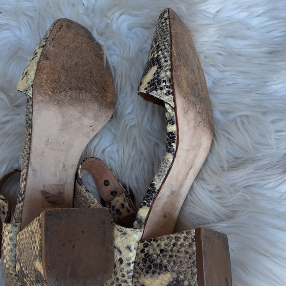 Free People Bardot Snake mary Jane's 38/7.5-8 - Picture 9 of 16